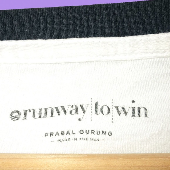Runway to Win Prabal Gurung Vogue Obama ReElection Collectors Graphic Ringer Tee - Picture 7 of 9